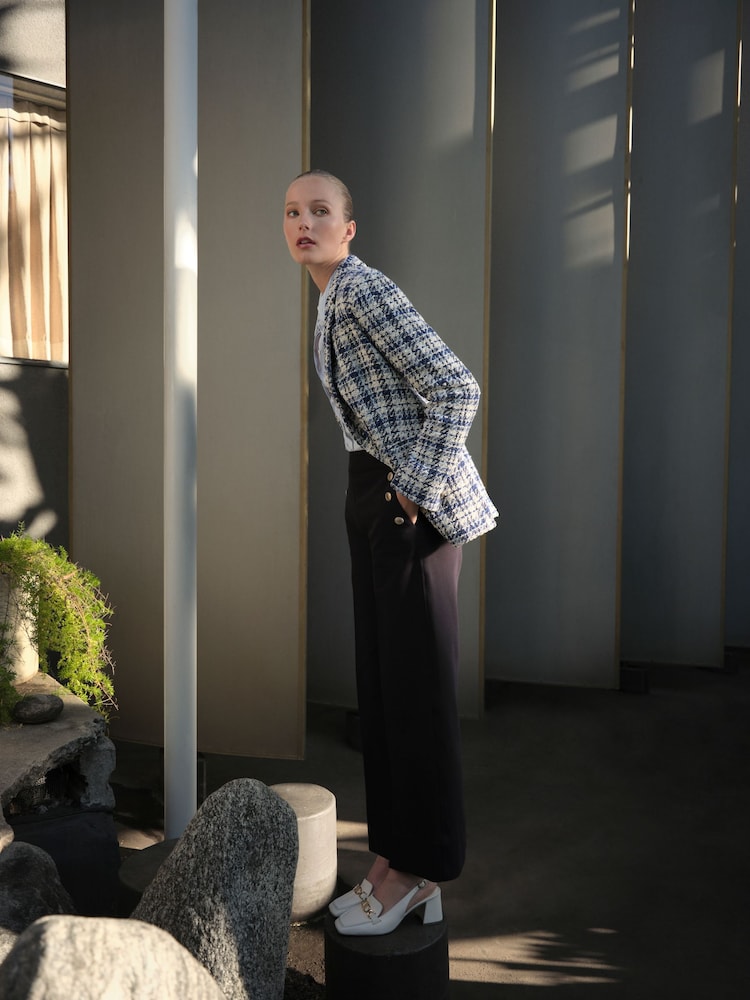 Hobbs Blue Petite Hana Trousers - Image 2 of 5