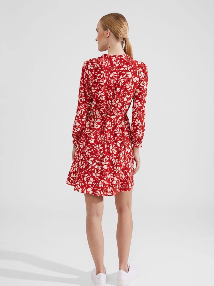 Hobbs Red Erin Dress - Image 2 of 4