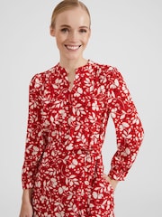 Hobbs Red Erin Dress - Image 3 of 4