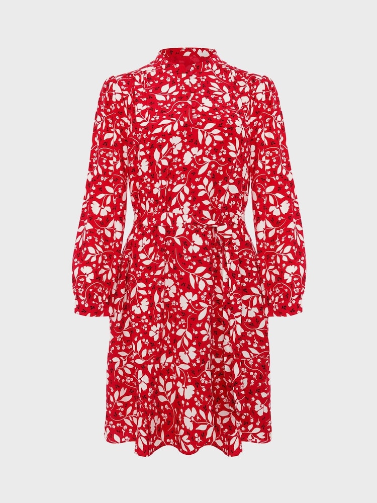 Hobbs Red Erin Dress - Image 4 of 4