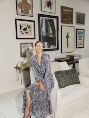 Hobbs Blue Rosana Dress - Image 1 of 5
