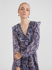 Hobbs Blue Rosana Dress - Image 4 of 5