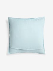 Grey 100% Cotton Santa Scene Christmas Cushion - Image 4 of 5