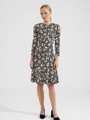 Hobbs Black Petite Ami Dress - Image 3 of 4