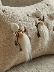 Natural Let It Snow Gonk Trio Cushion - Image 2 of 4