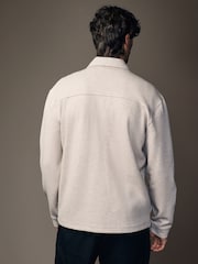 Neutral Zip-Up Shacket - Image 3 of 6