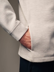 Neutral Zip-Up Shacket - Image 6 of 6