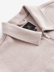 Neutral Zip-Up Shacket - Image 9 of 11