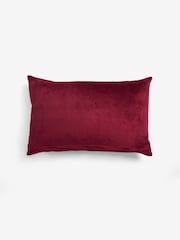 Pink/Plum Christmas Nutcracker Embroidered Velvet Rectangular Cushion - Image 4 of 6