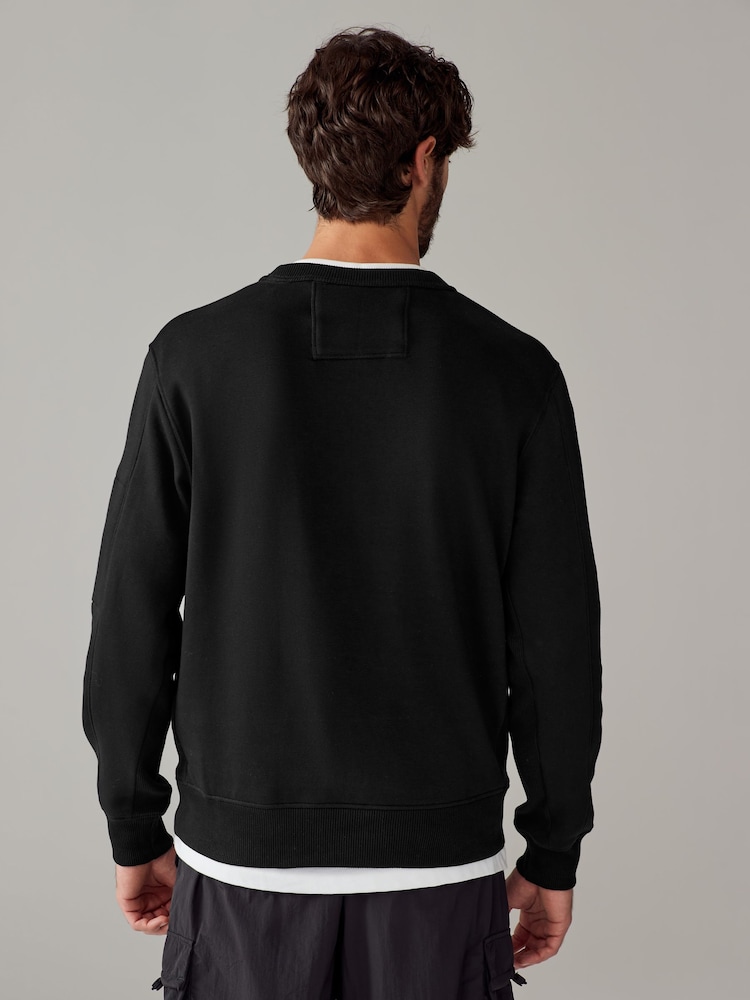 Schwarz - Utility Blue Sweat Top - Image 6 of 9