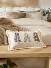 Ivory Christmas Tree Trio Cushion - Image 1 of 4