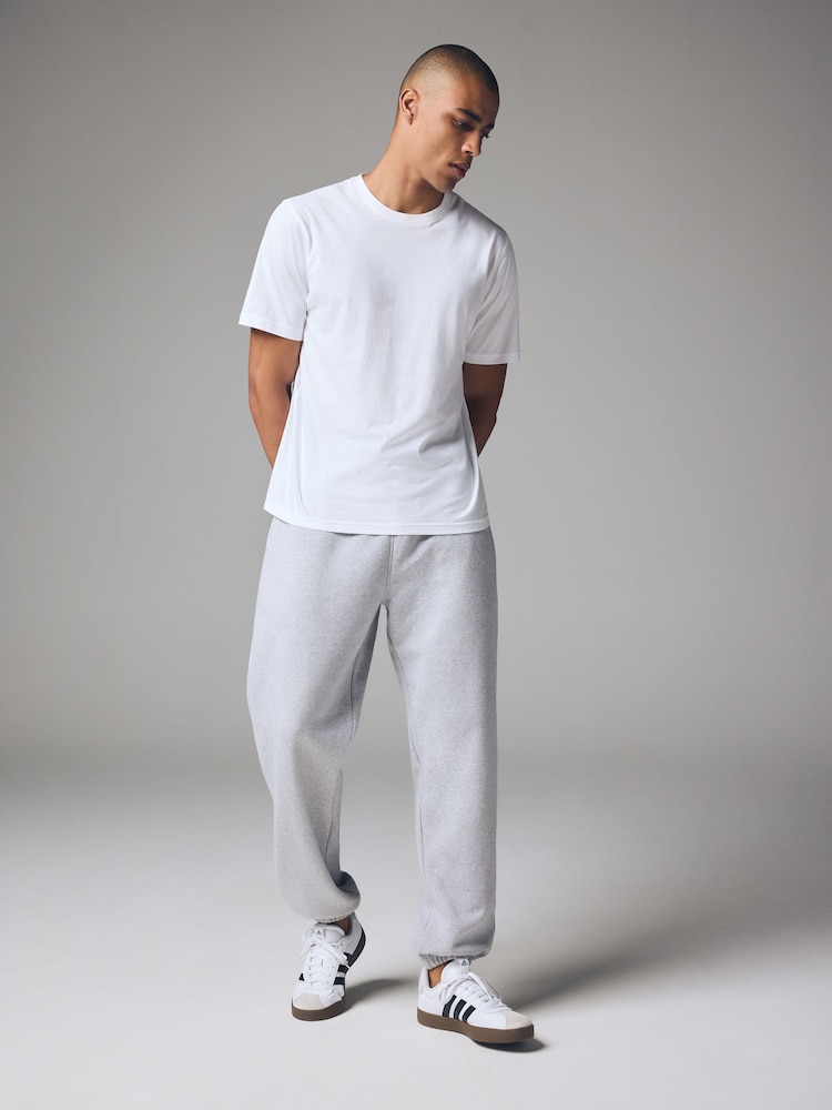 Grey Relaxed Fit Cotton Rich Jersey Joggers - Image 2 of 6