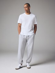 Grey Relaxed Fit Cotton Rich Jersey Joggers - Image 3 of 10