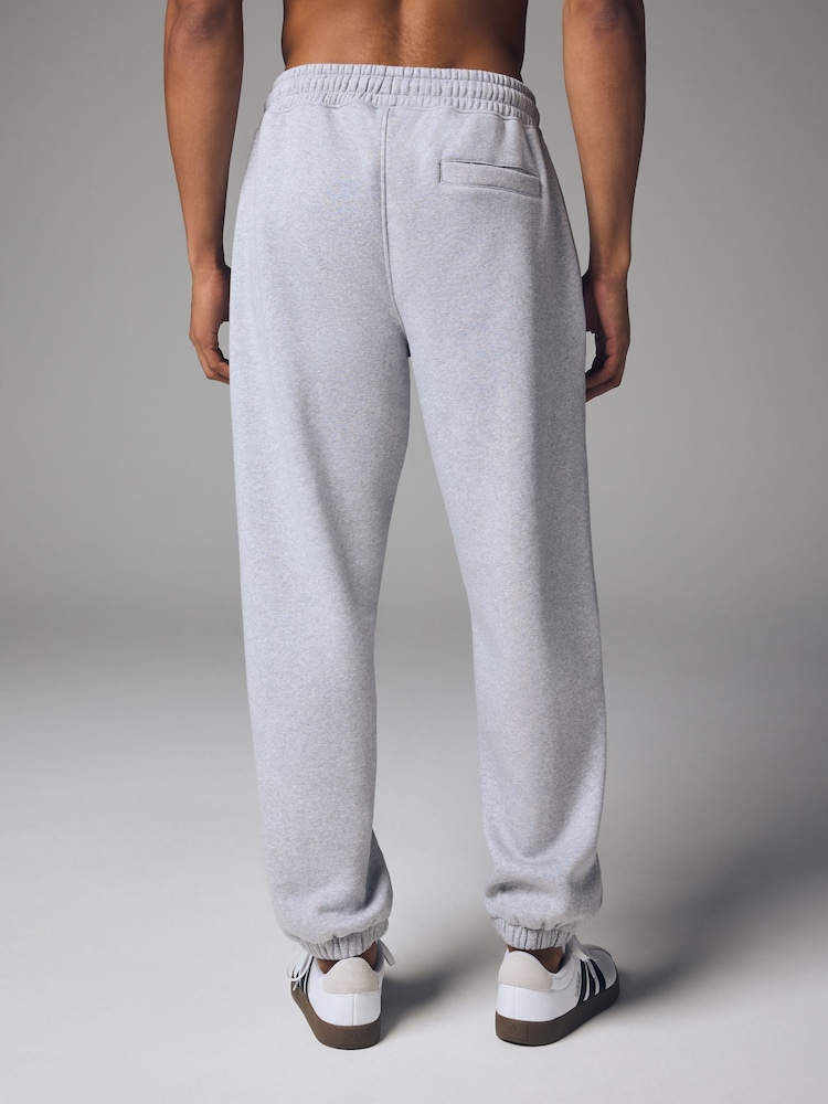 Grey Relaxed Fit Cotton Rich Jersey Joggers - Image 3 of 6