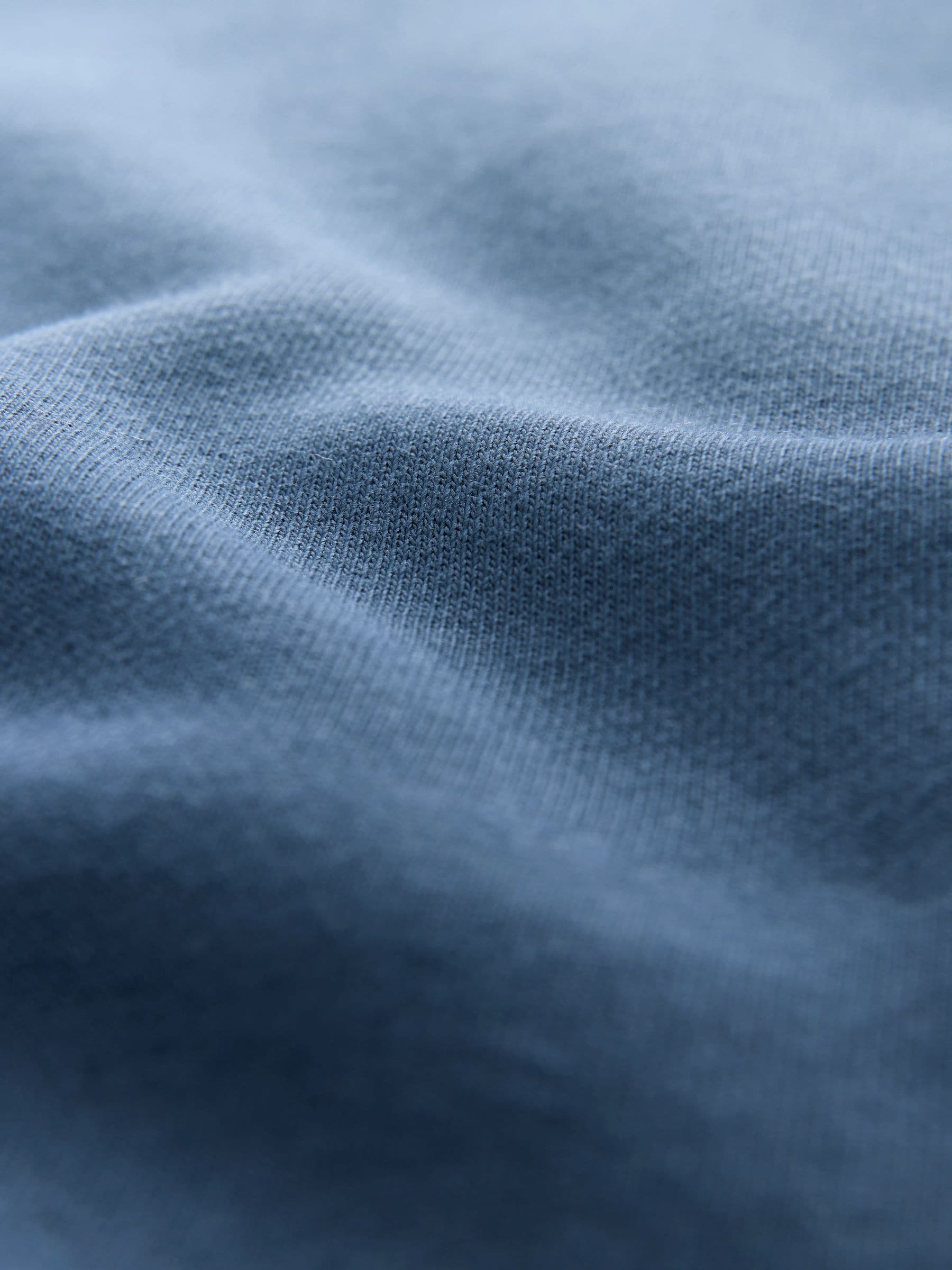 Navy Ombre Dip Dye Cotton Rich Jersey Hoodie