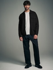 Black Zip-Up Shacket - Image 4 of 5