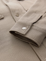 Neutral Borg Fleece Lined Shacket - Image 10 of 12