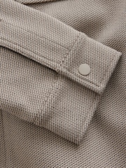 Neutral Borg Fleece Lined Shacket - Image 11 of 12