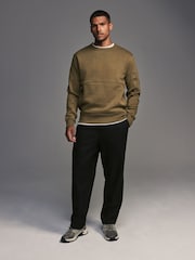 Green Crew Sweatshirt Utility Sweat Top - Image 2 of 8