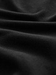 Black Cotton Rich Jersey Bomber Jacket - Image 10 of 10