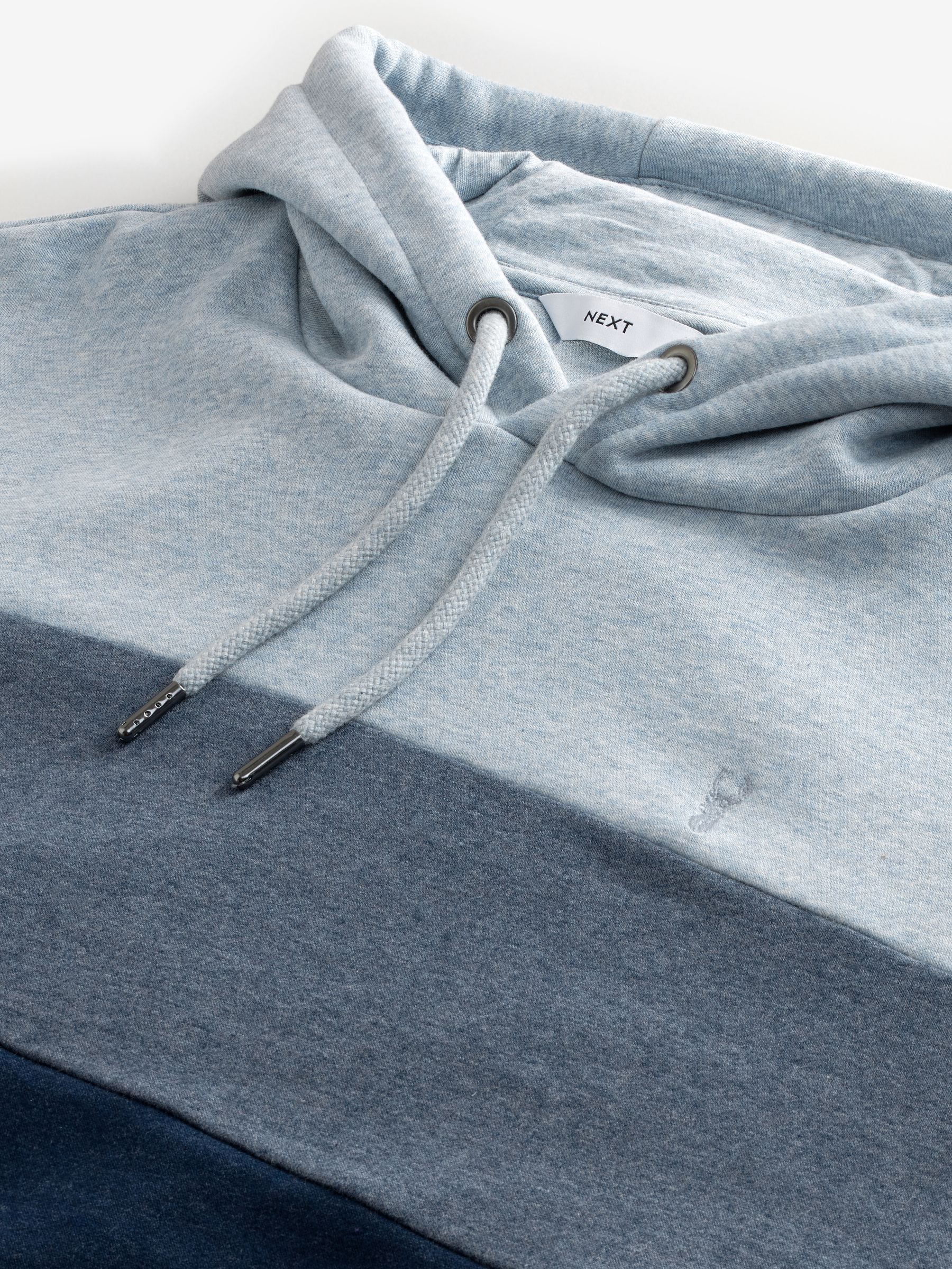 Buy Blue Overhead Hoodie Colour Blocking Sweatshirt from Next USA