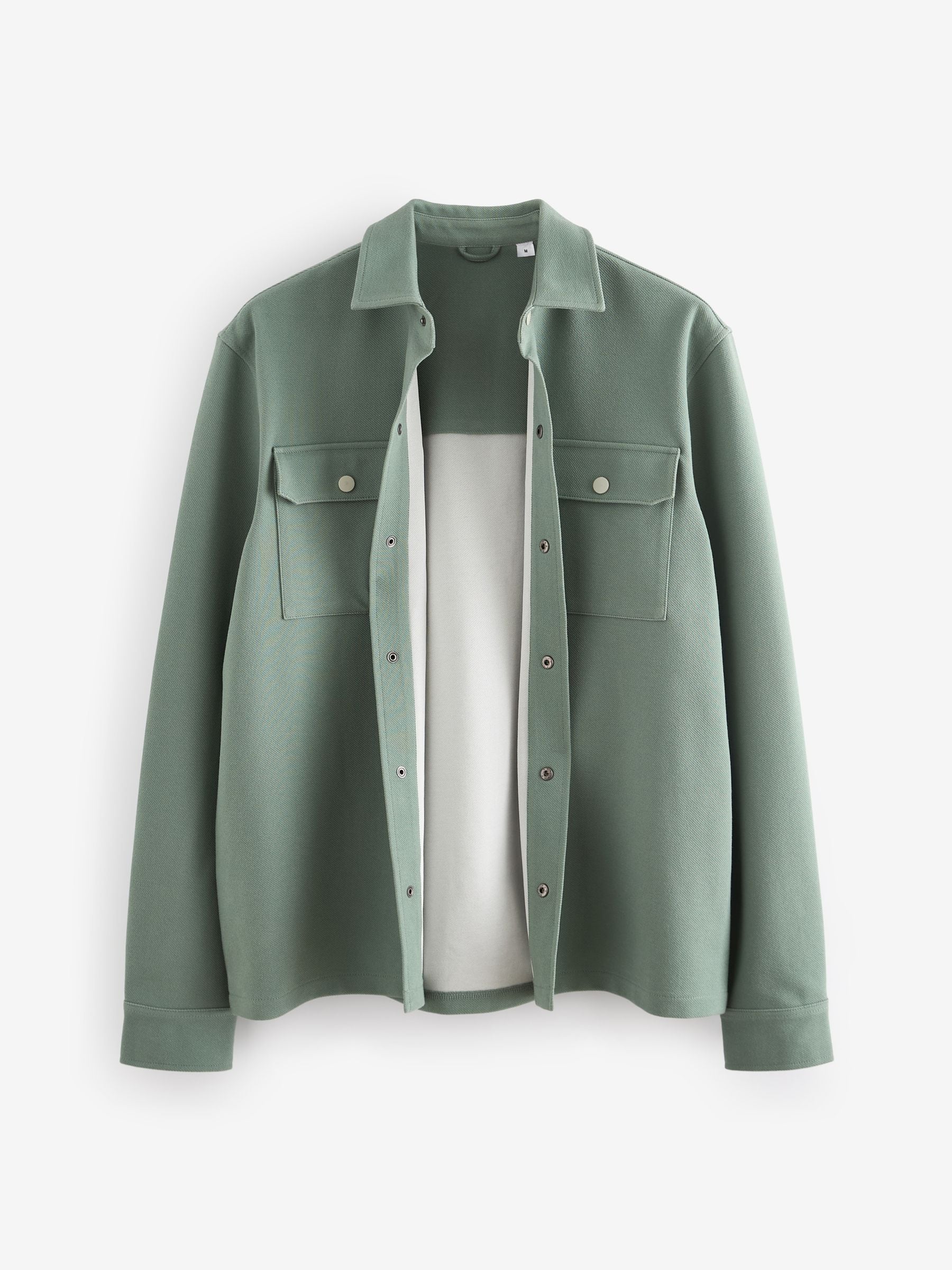Dark Sage Green - Popper Shacket