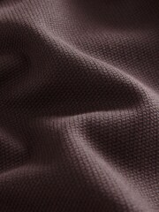 Burgundy Red Regular Fit Popper Shacket - Image 5 of 7