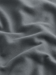Slate Grey Cotton Rich Jersey Button Through Shacket - Image 9 of 9