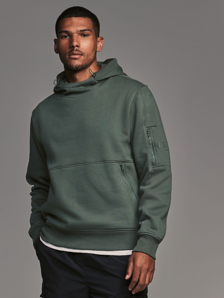 Vert - Overhead Sweat-shirt à capuche Utility - Image 1 de 14