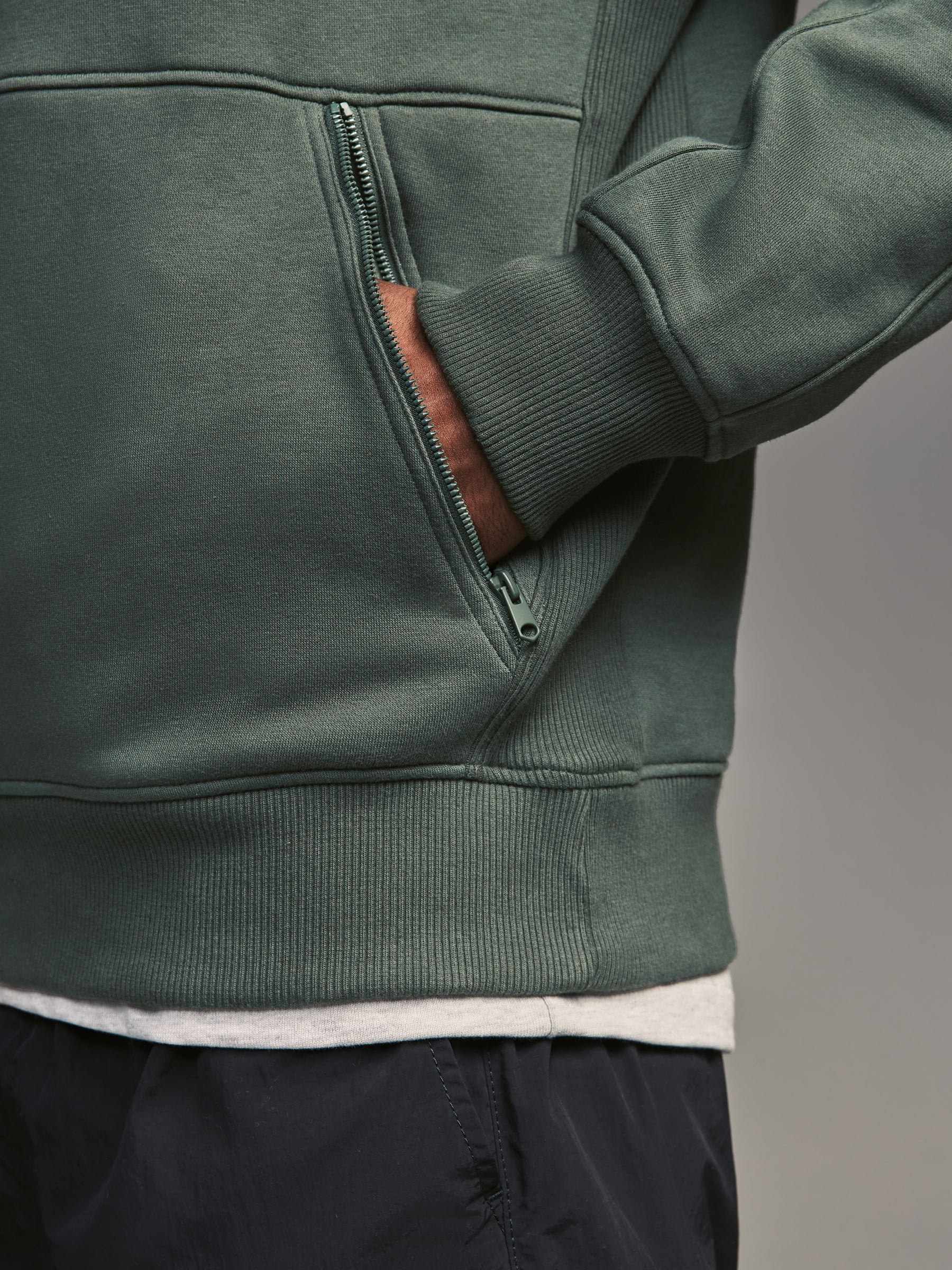 Buy Green Overhead Hoodie Utility from Next USA