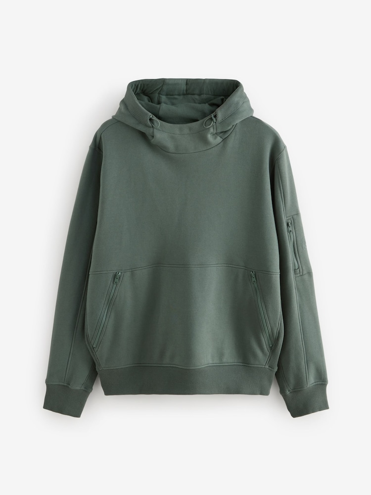 Green Overhead Hoodie Utility - Image 12 of 14