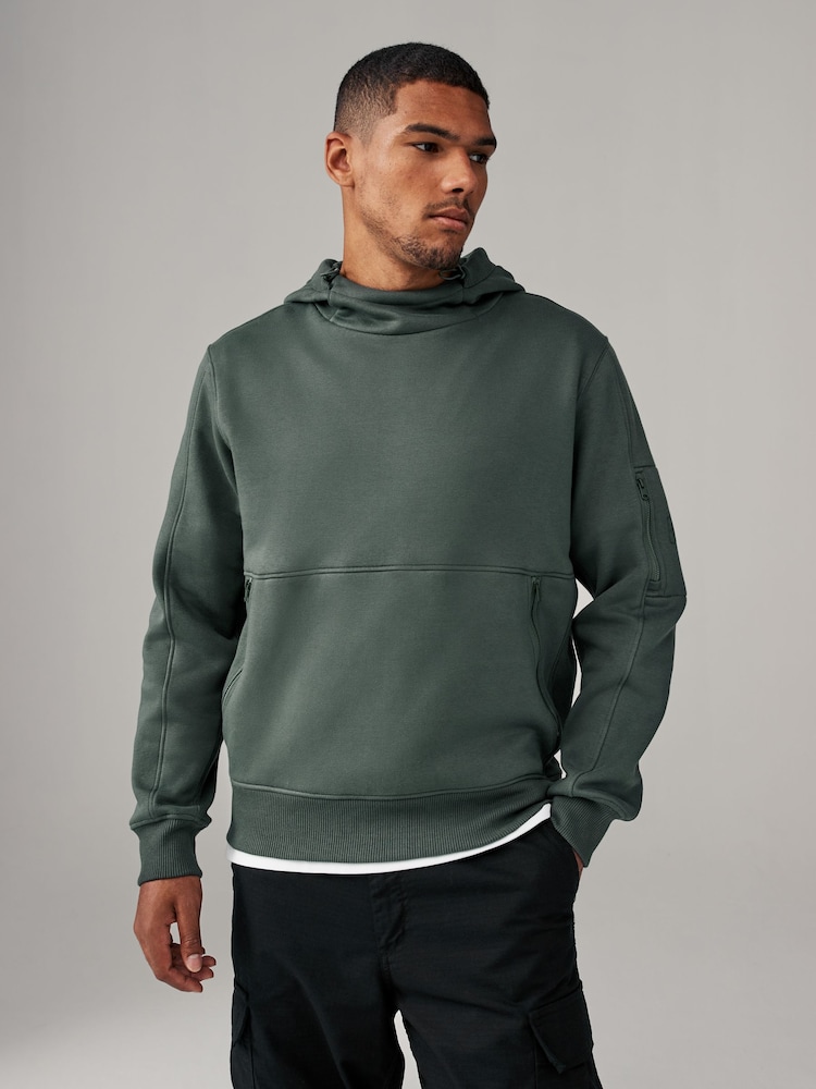 Green Overhead Hoodie Utility - Image 5 of 14