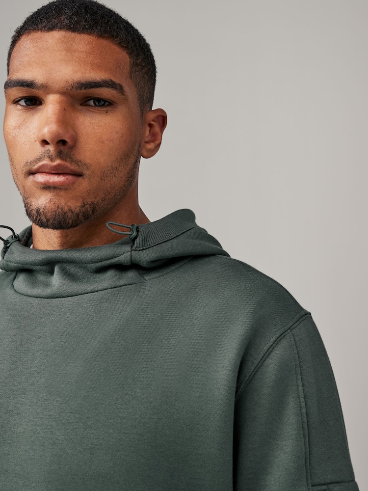 Green Overhead Hoodie Utility - Image 8 of 14