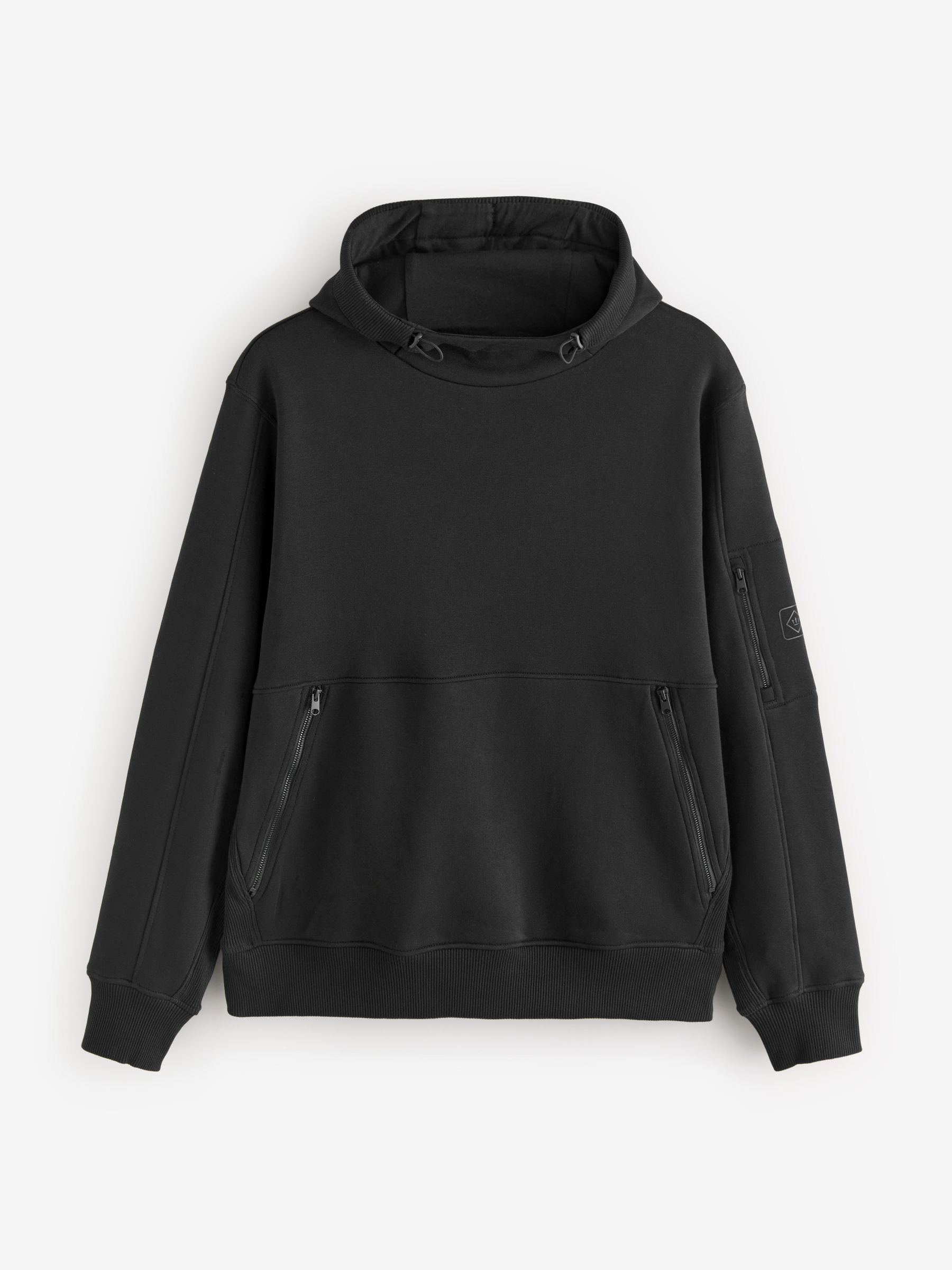 Buy Black Overhead Hoodie Utility Blue Sweat Top from Next Luxembourg