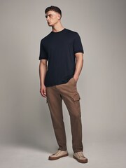Black Signature Supima® Cotton Modal T-Shirt - Image 2 of 4