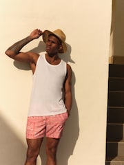 White Regular Fit Heavyweight 100% Cotton Vest - Image 4 of 7