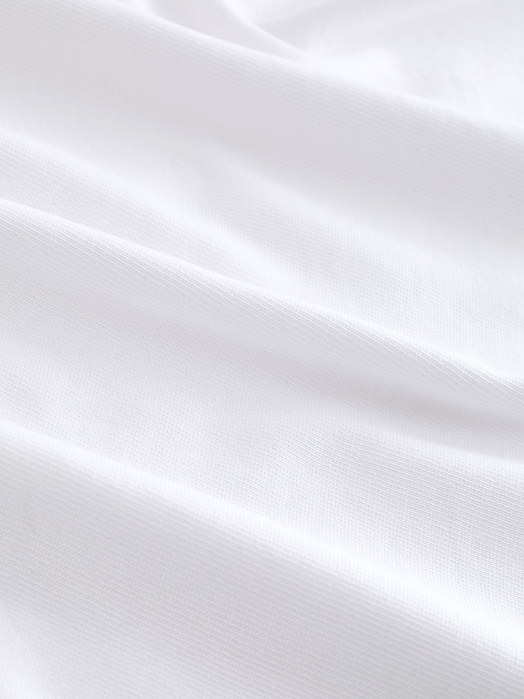 White Regular Fit Heavyweight 100% Cotton Vest - Image 7 of 7