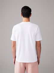 Blanc - Ajustement régulier - T-shirt épais - Image 4 de 8