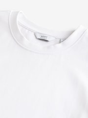 Blanc - Ajustement régulier - T-shirt épais - Image 7 de 8