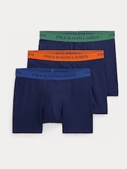 Polo Ralph Lauren Blue Boxer Briefs 3 Pack - Image 1 of 6