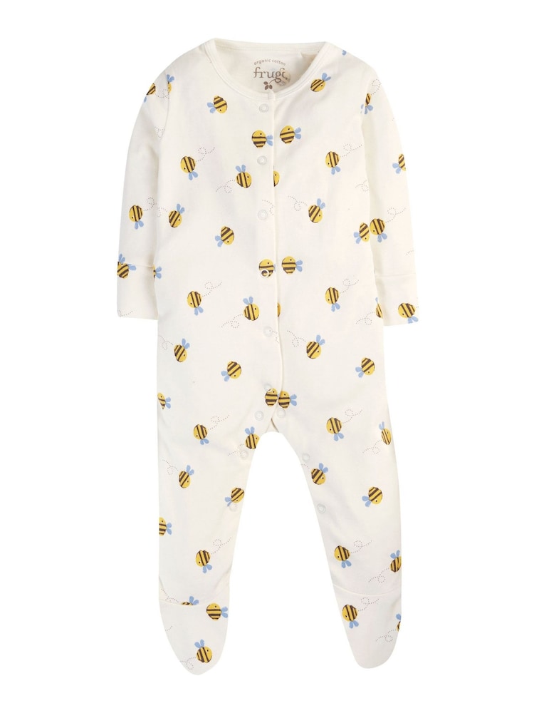 Set de regalo de 5 prendas con estampado de abejas en caja blanca de Frugi - Imagen 2 de 5