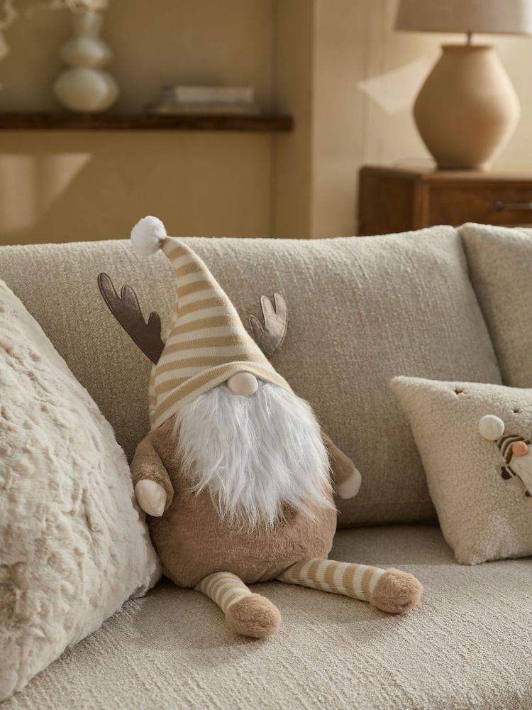 Natural Gonk Christmas 3D Cushion - Image 1 of 3