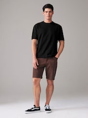 Schwarz - Reguläre Passform - T-Shirt aus schwerem Material - Bild 2 von 7