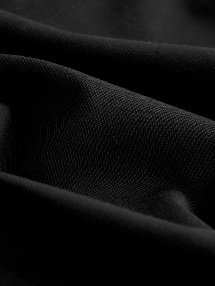 Schwarz - Reguläre Passform - T-Shirt aus schwerem Material - Bild 7 von 7