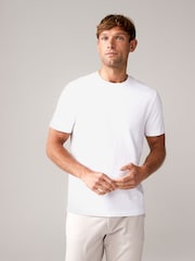 Marine/Weiß/Stein - Reguläre Passform - Schwere T-Shirts im 3er-Pack - Bild 3 von 10