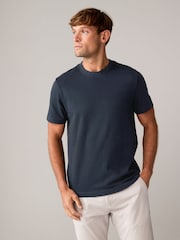 Marine/Weiß/Stein - Reguläre Passform - Schwere T-Shirts im 3er-Pack - Bild 4 von 10
