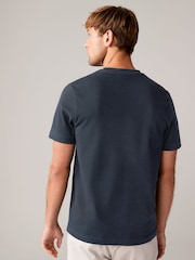 Marine/Weiß/Stein - Reguläre Passform - Schwere T-Shirts im 3er-Pack - Bild 5 von 10