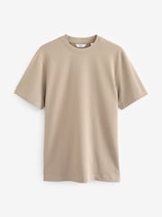 Marine/Weiß/Stein - Reguläre Passform - Schwere T-Shirts im 3er-Pack - Bild 9 von 10