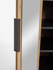 Dark Natural Bronx Tall Hallway Storage Cabinet - Image 10 of 10
