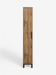 Dark Natural Bronx Tall Hallway Storage Cabinet - Image 6 of 10
